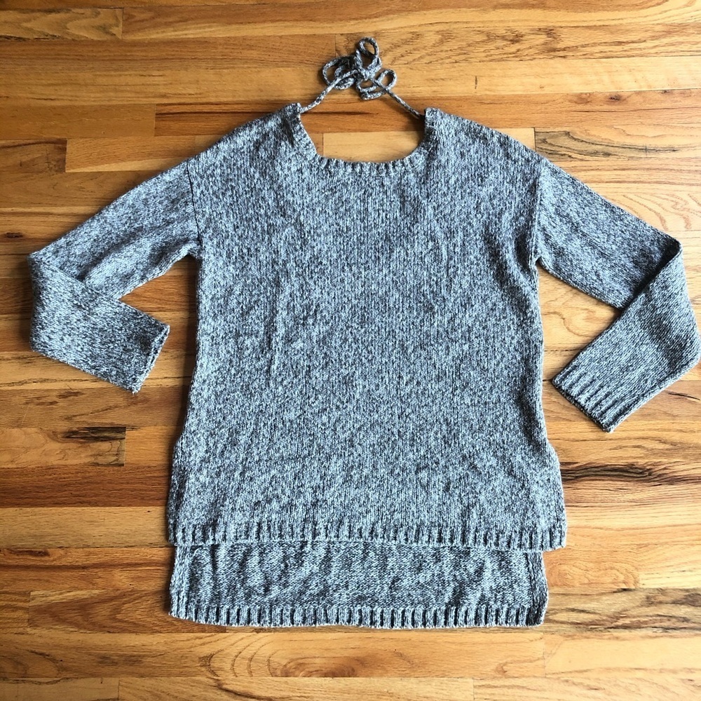 PULL AND BEAR Slouchy Scoop Back Sweater L